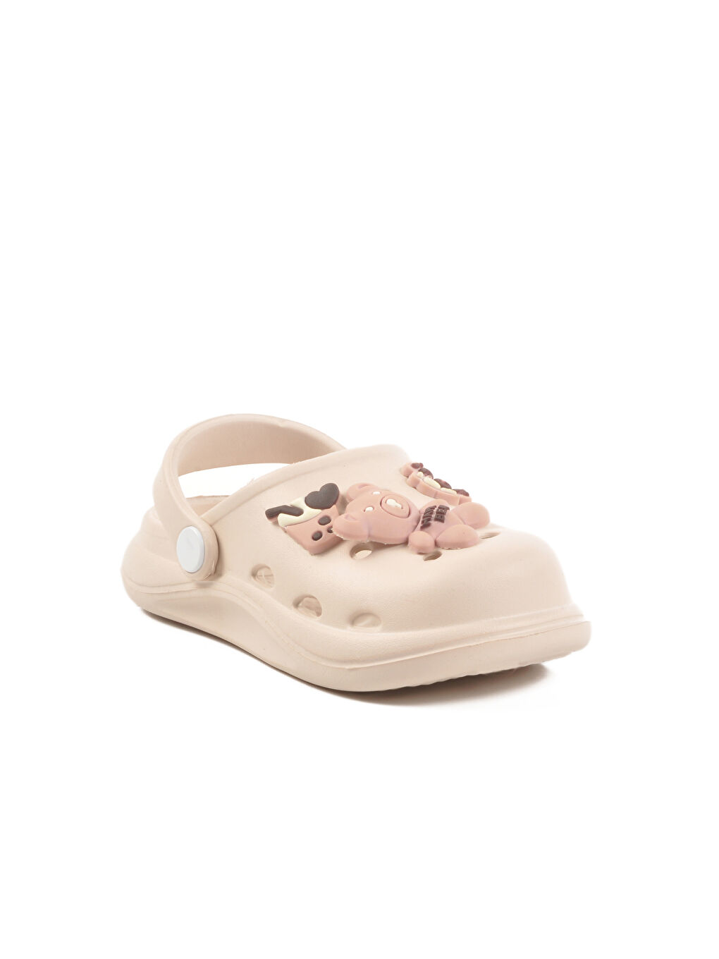 Ekru Eva Hafif Kız Çocuk Sabo Terlik 303 P-2