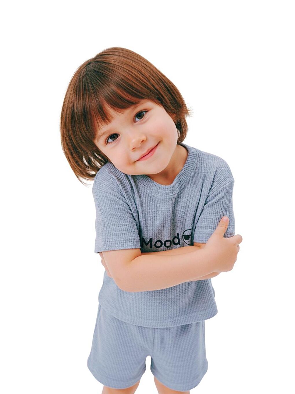 Mavi YAZLIK WAFFLE 2'Lİ TAKIM-2