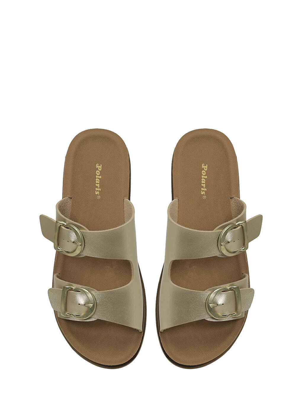 Sarı 407063.Z6FX Altın Kadın Terlik-3