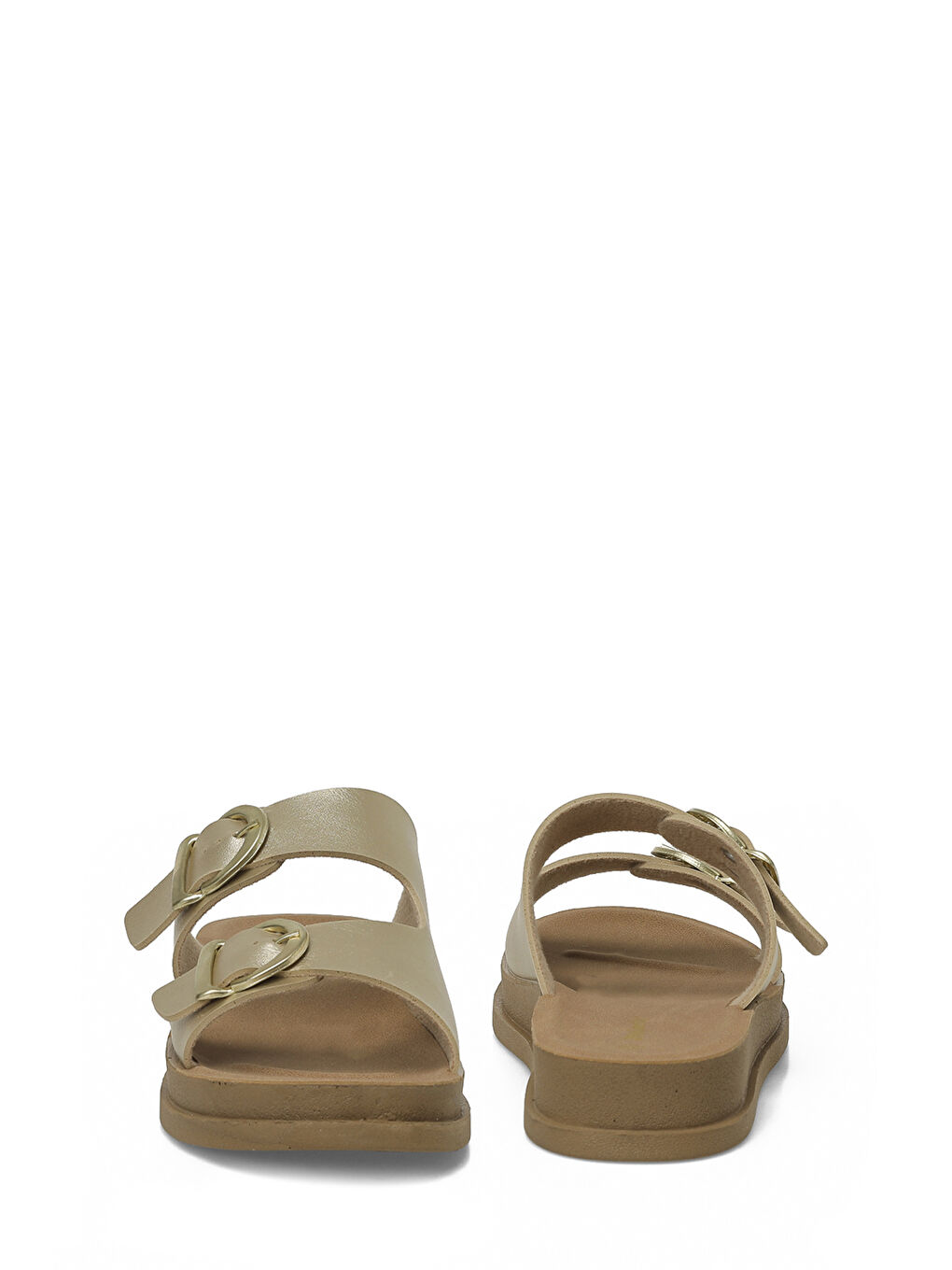 Sarı 407063.Z6FX Altın Kadın Terlik-4