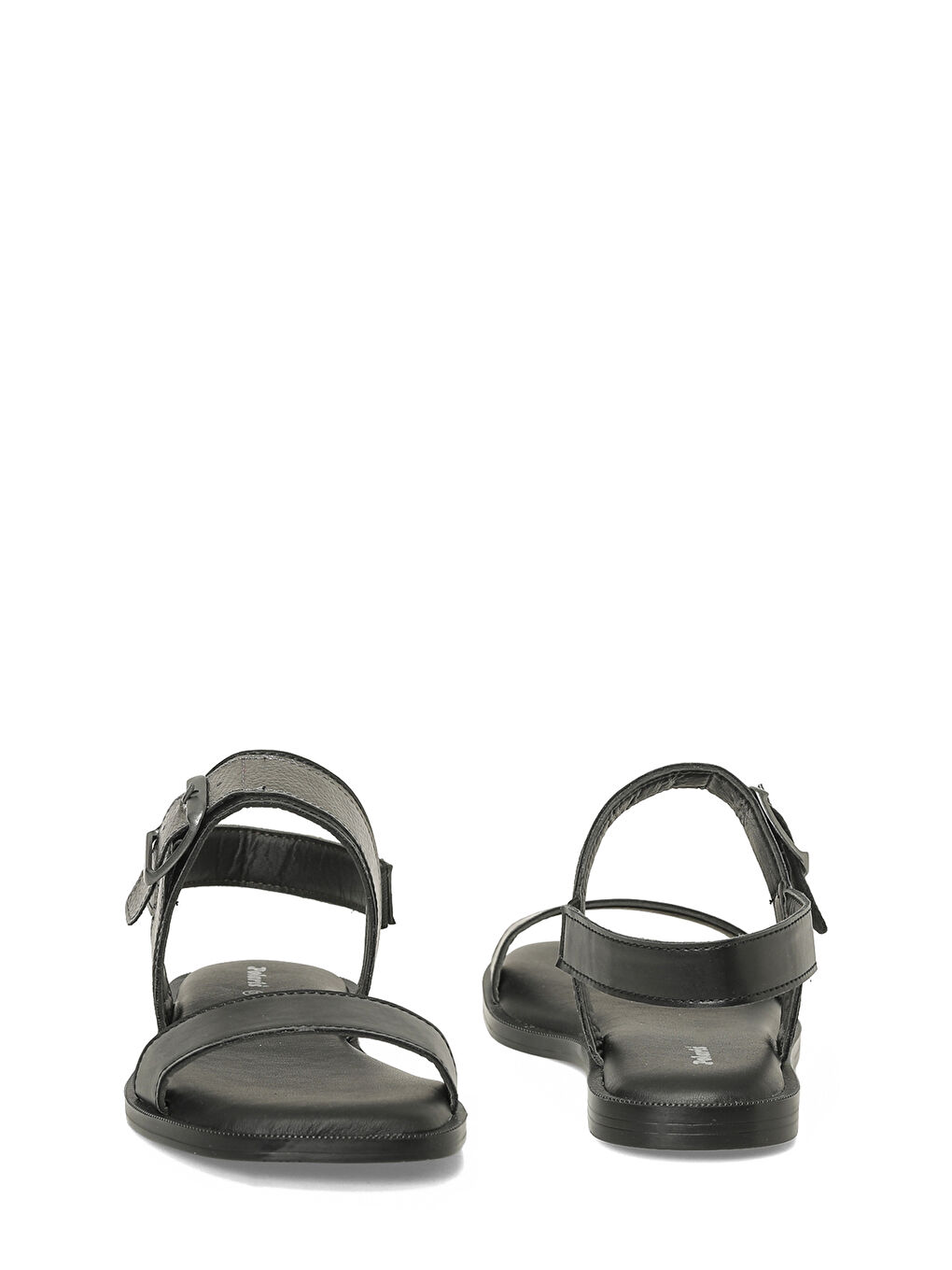 327081.Z 6FX Siyah Kadın Düz Sandalet-4