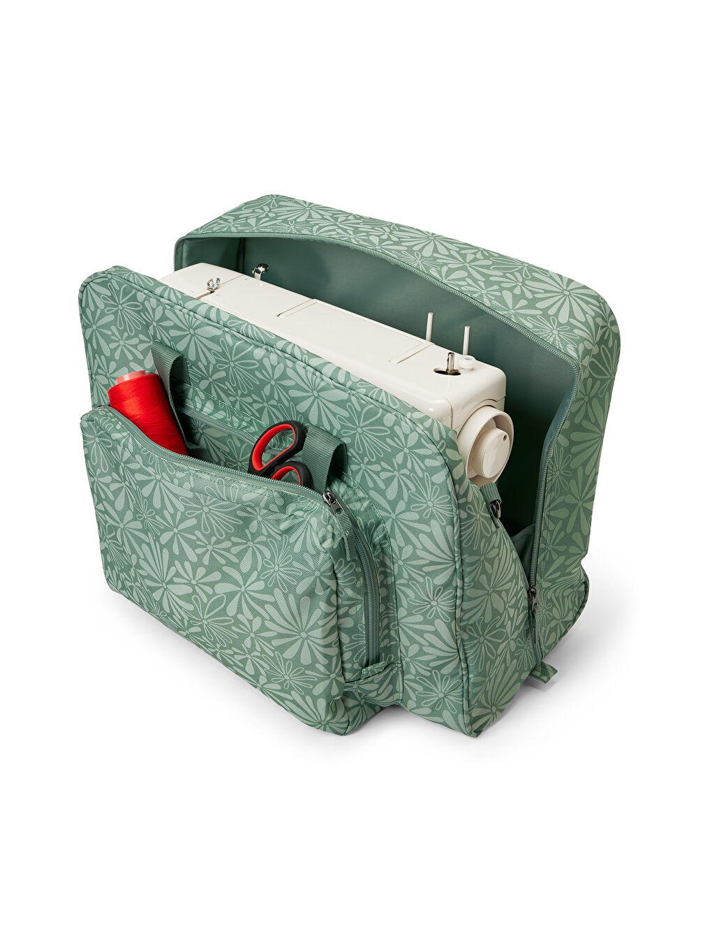 Yeşil Dikiş Makinesi El Çantası-2