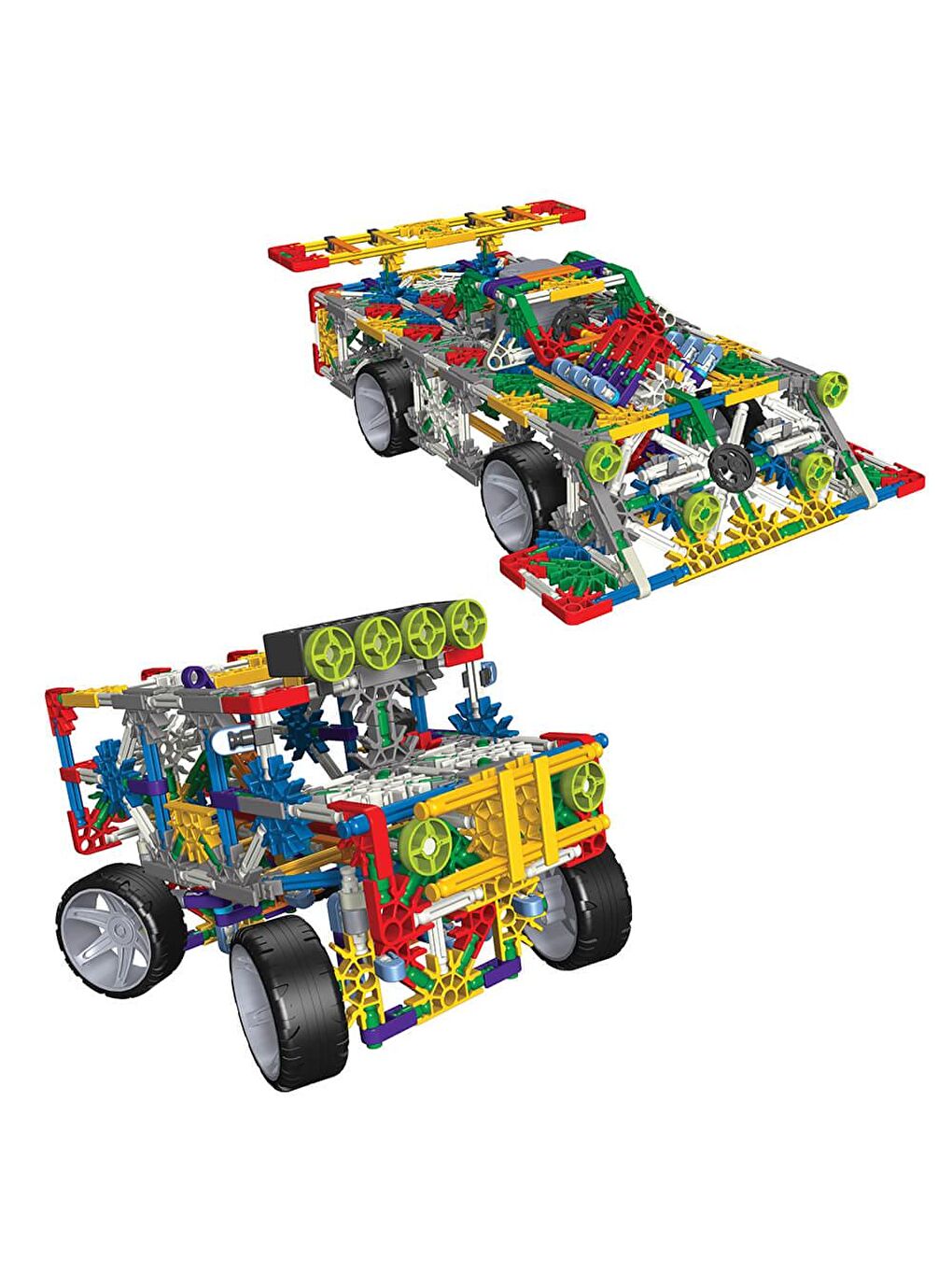 KNex Karışık K'Nex 4 Çeker Kamyon Tasarım Seti - 1