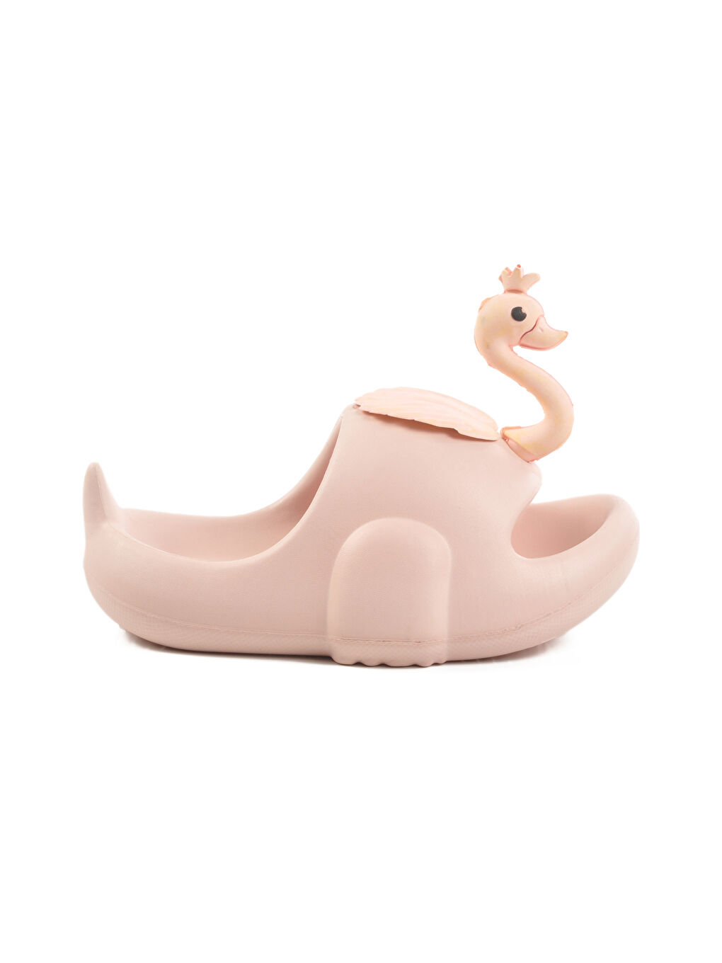 Pembe Pudra Hafif Eva Kuğulu Kız Çocuk Terlik Kuğu P-F