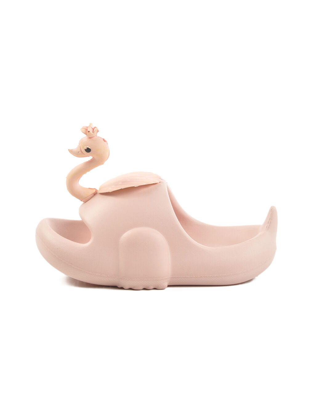 Pembe Pudra Hafif Eva Kuğulu Kız Çocuk Terlik Kuğu P-F-1