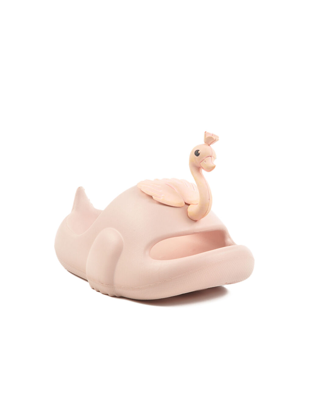 Pembe Pudra Hafif Eva Kuğulu Kız Çocuk Terlik Kuğu P-F-2