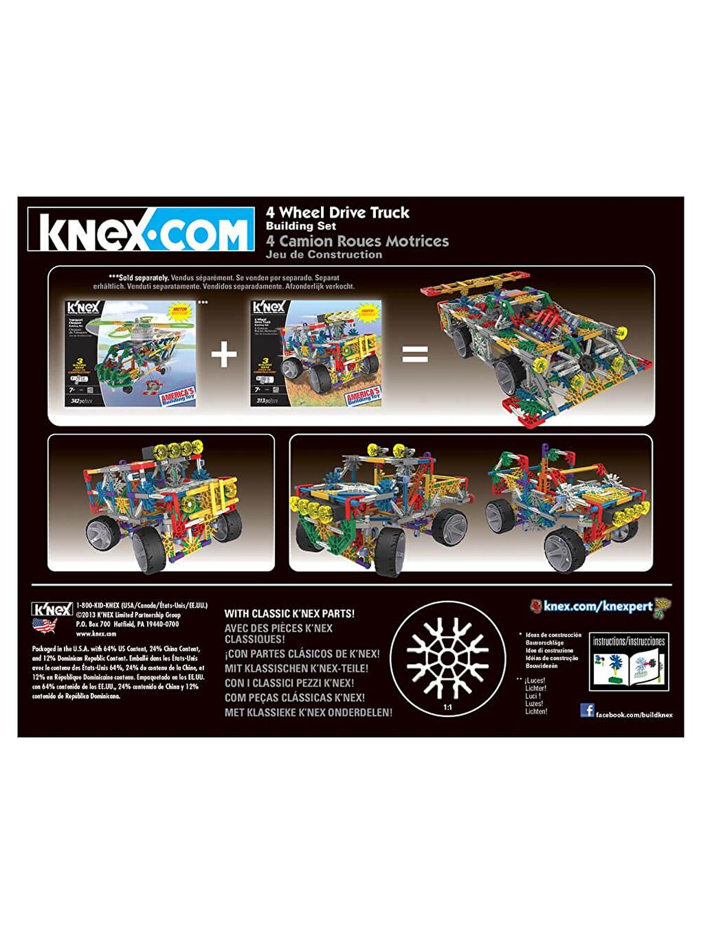 KNex Karışık K'Nex 4 Çeker Kamyon Tasarım Seti - 2