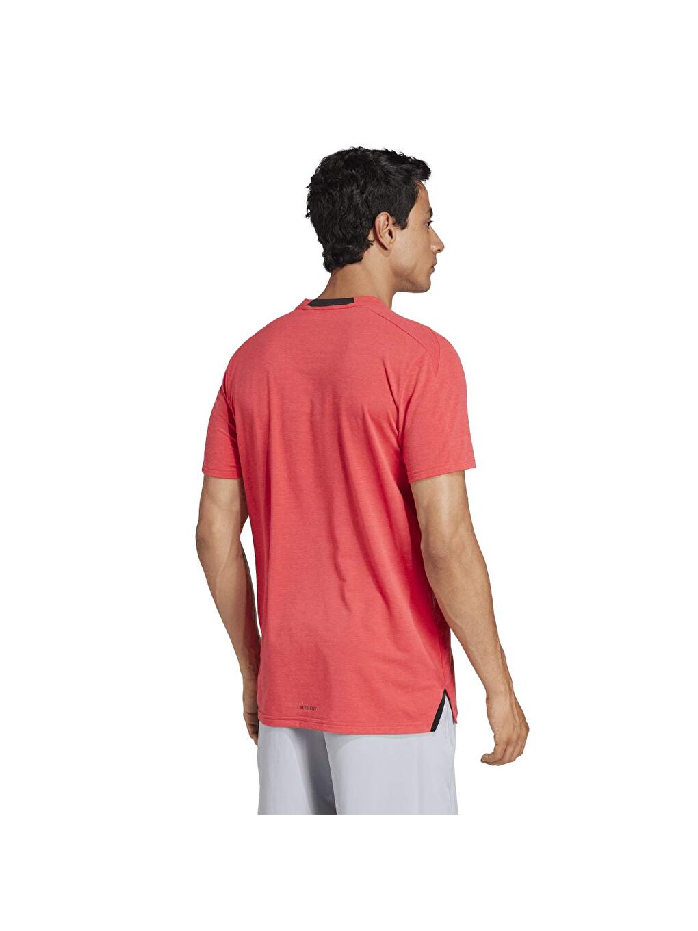 Designed For Training Erkek Kırmızı Yuvarlak Yaka Tişört-1