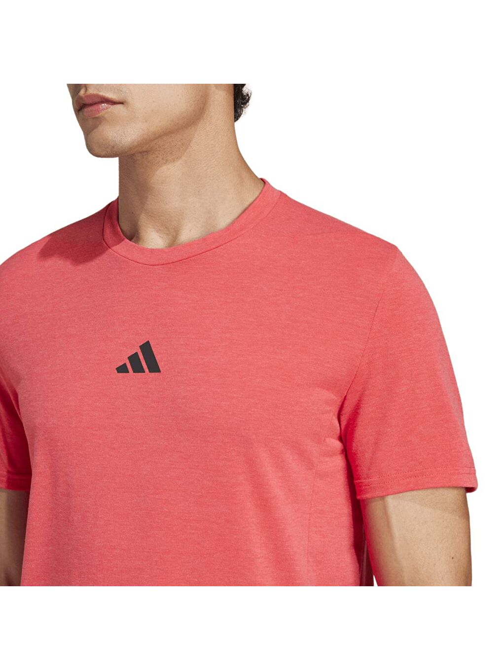 Designed For Training Erkek Kırmızı Yuvarlak Yaka Tişört-2