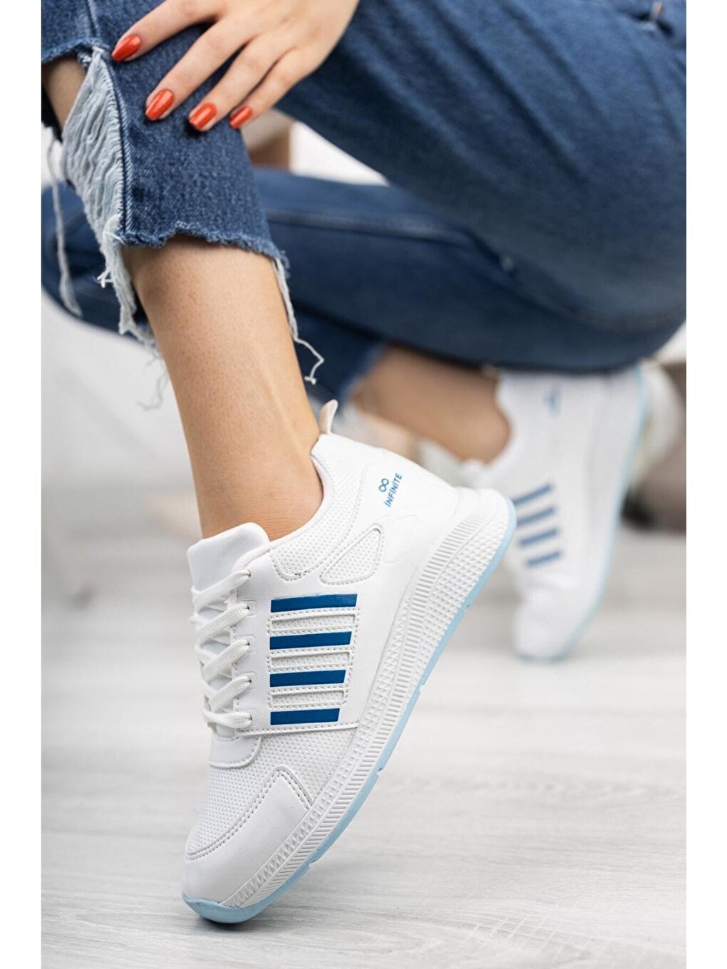 Mavi Kadın Spor Ayakkabı-1