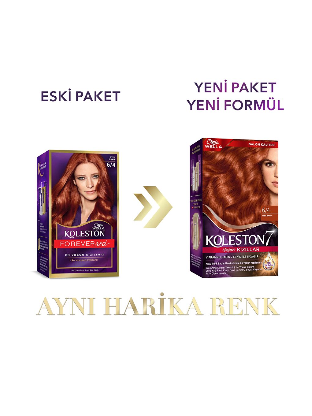 Wella Renksiz Koleston Supreme Kit 6/4 Kızıl Bakır *18