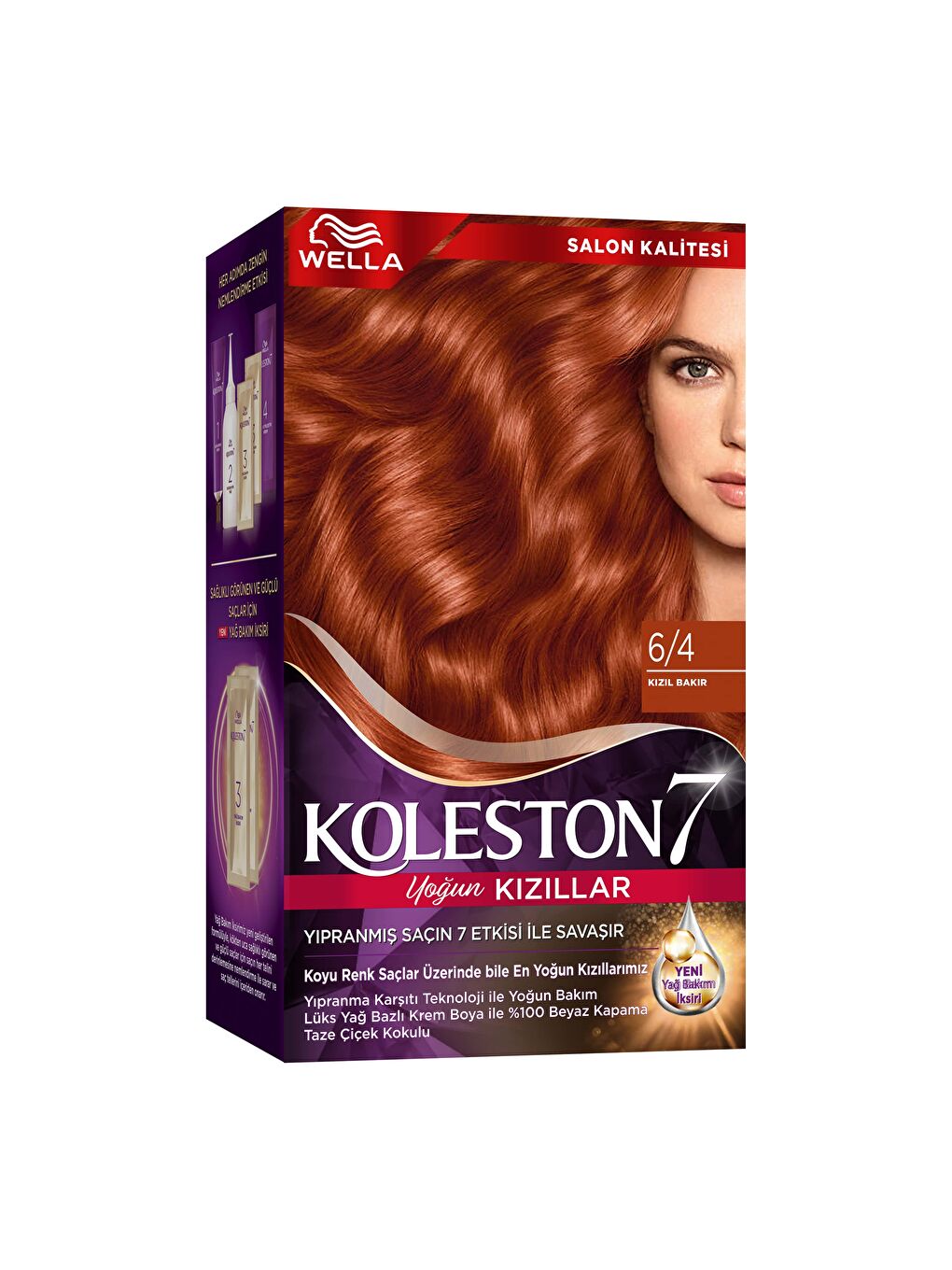 Wella Renksiz Koleston Supreme Kit 6/4 Kızıl Bakır *18 - 2