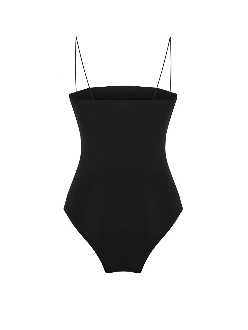 Çıtçıtlı İnce Askılı Bodysuit Siyah-1