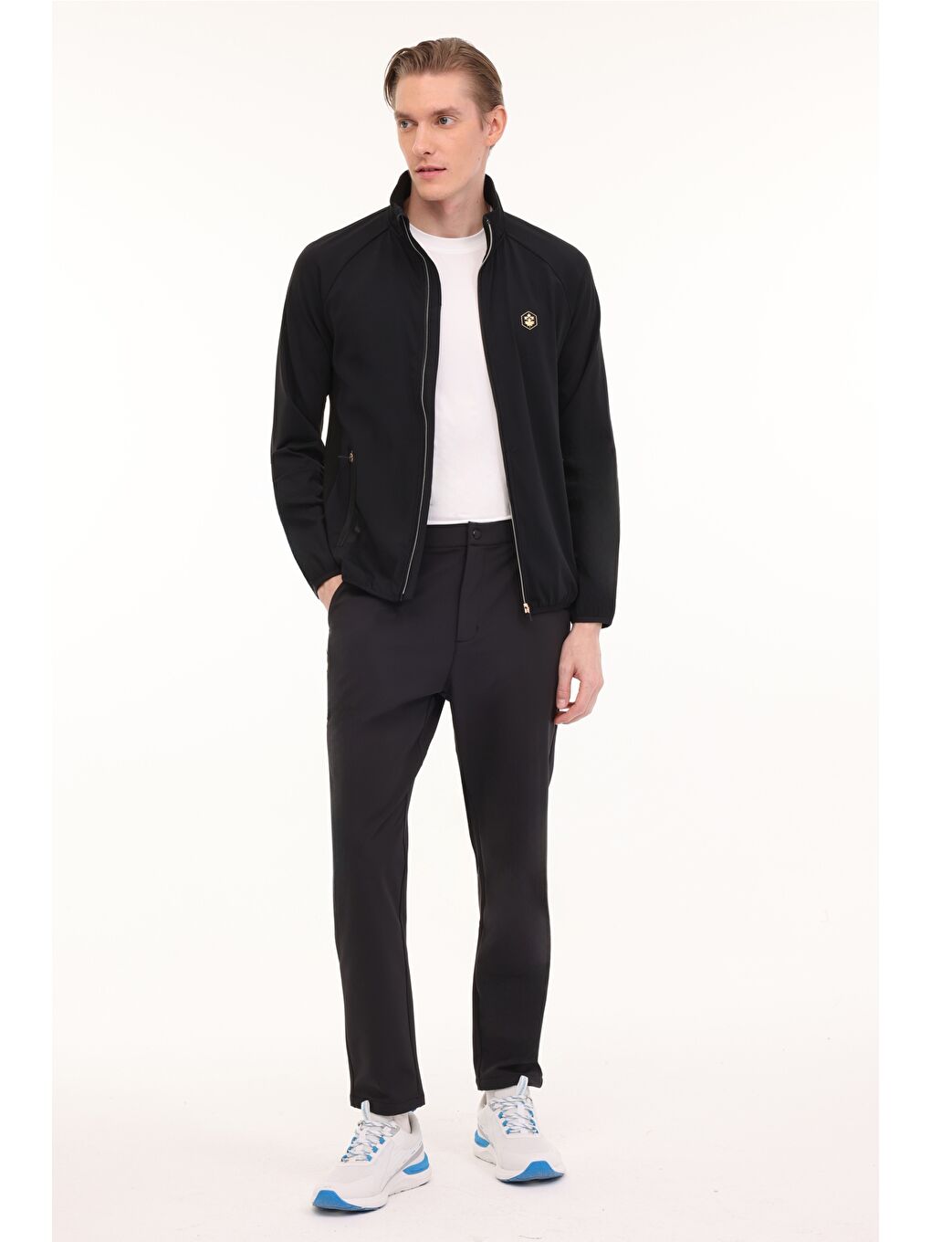 ML ZOME 18ITL-GD2 4PR Siyah Erkek Eşofman Üstü-2