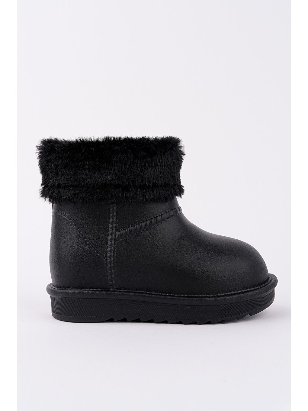 Siyah FRİGUS Çocuk Kürklü Yağmur Ve Kar Botu-3