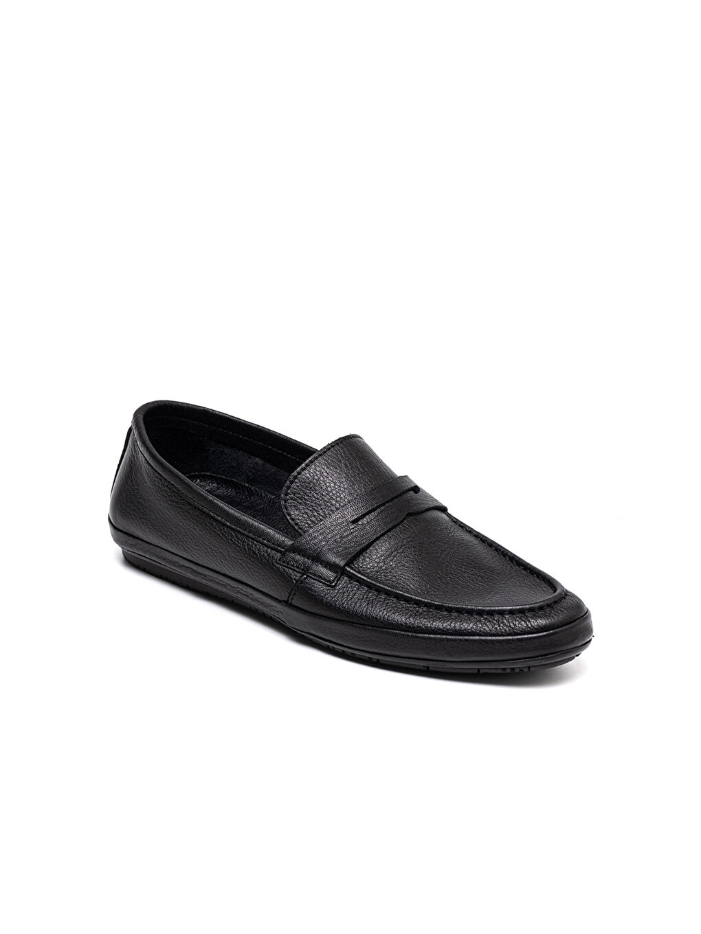 Erkek Siyah Loafer Ayakkabı OG-2311 141 Siyah Marsel-1