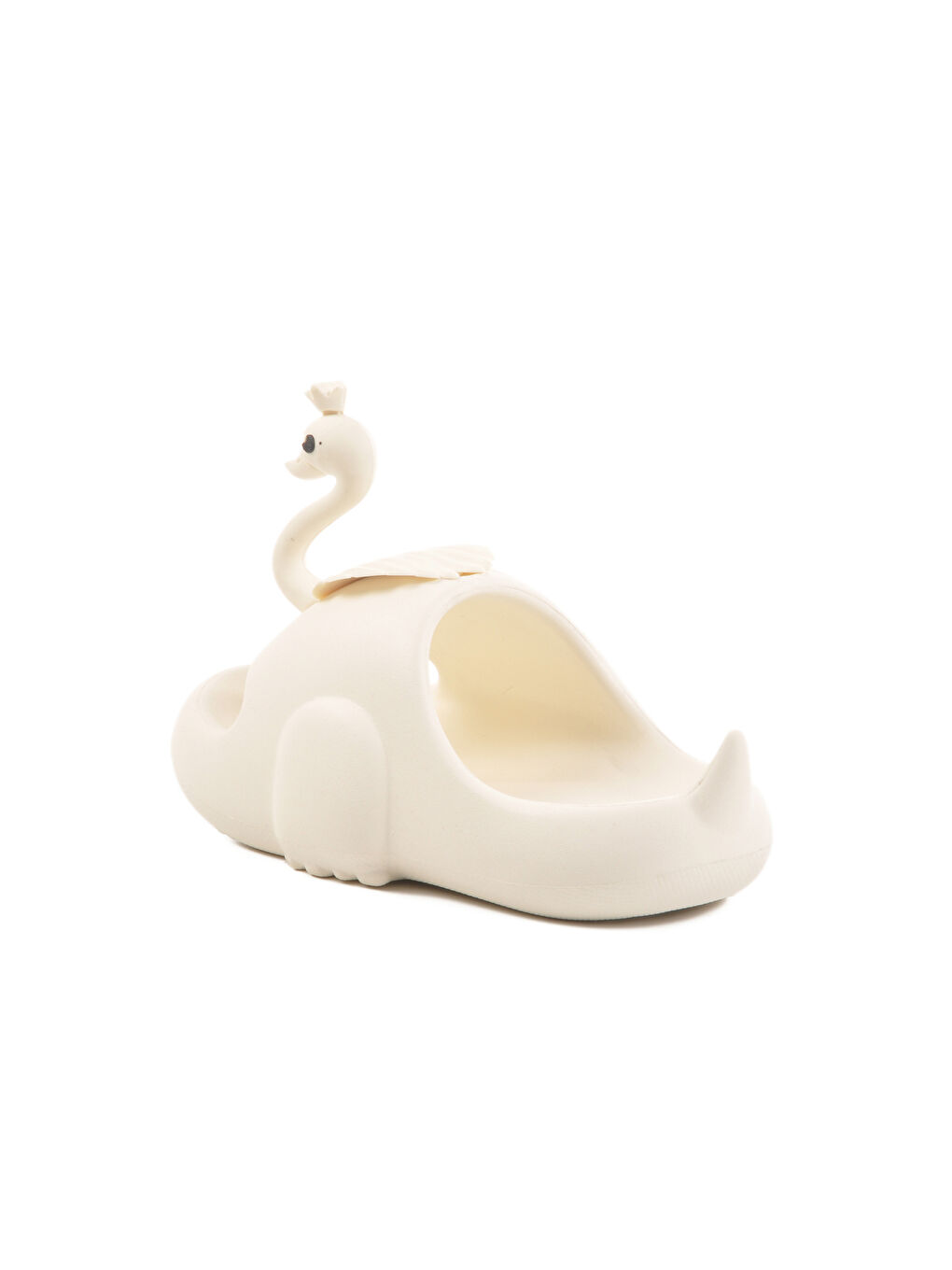 Beyaz Hafif Eva Kuğulu Kız Çocuk Terlik Kuğu P-F-3