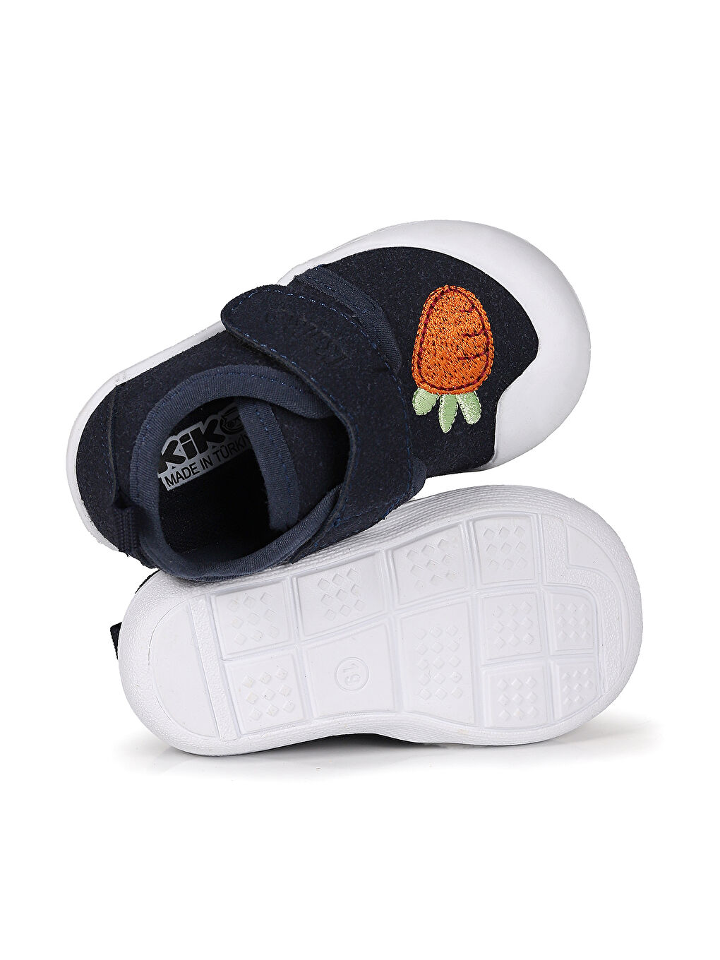 Lacivert Strawberry Cırtlı Kız Bebek İlk Adım Ortopedik Günlük Ayakkabı-4