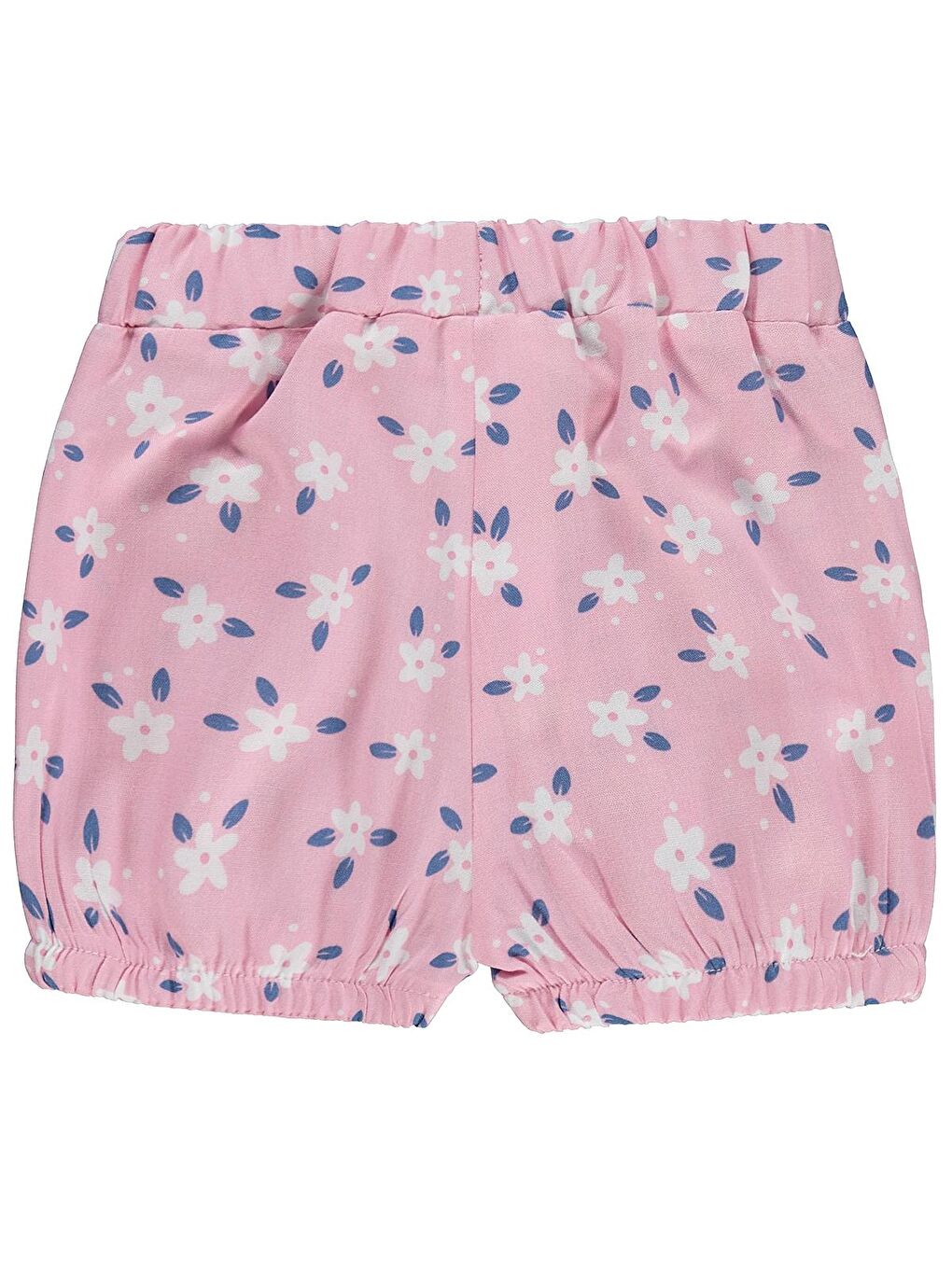 Baby Çiçek Baskılı 6-18 Ay Şort - Pembe-1