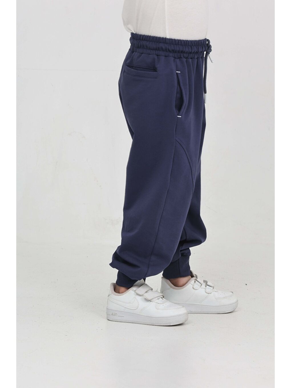 İndigo Erkek Çocuk Punteriz Detaylı Eşofman Alt-3