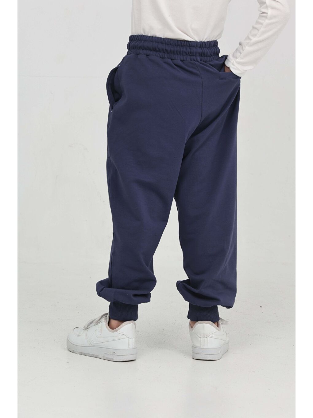 İndigo Erkek Çocuk Punteriz Detaylı Eşofman Alt-5