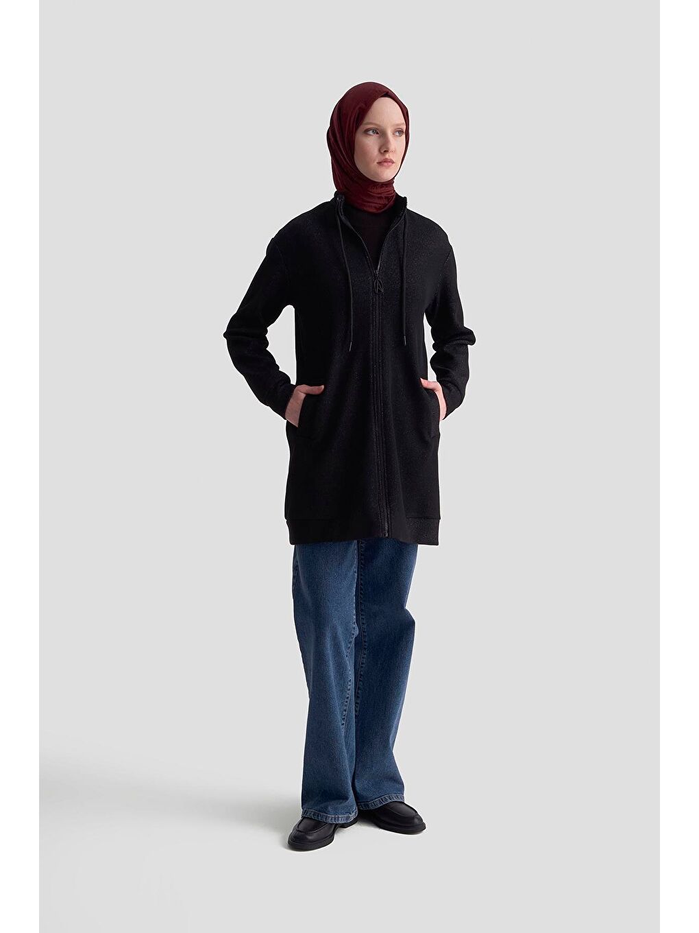 Trend Hırka 25Kt555 Siyah-2