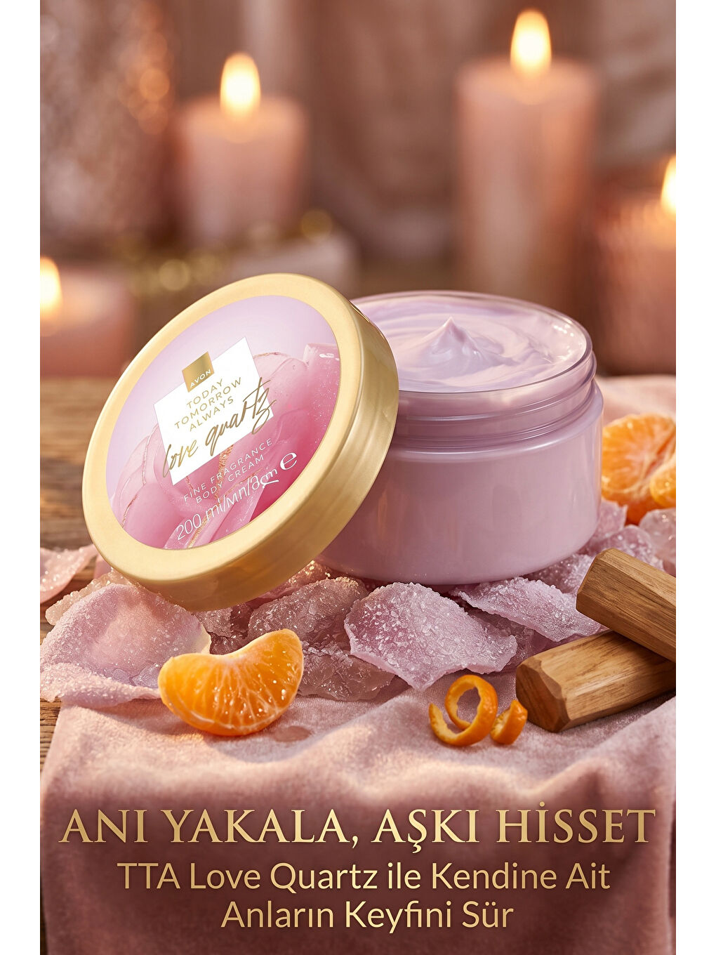 TTA Love Quartz Kadın Vücut Kremi 200 Ml.-2