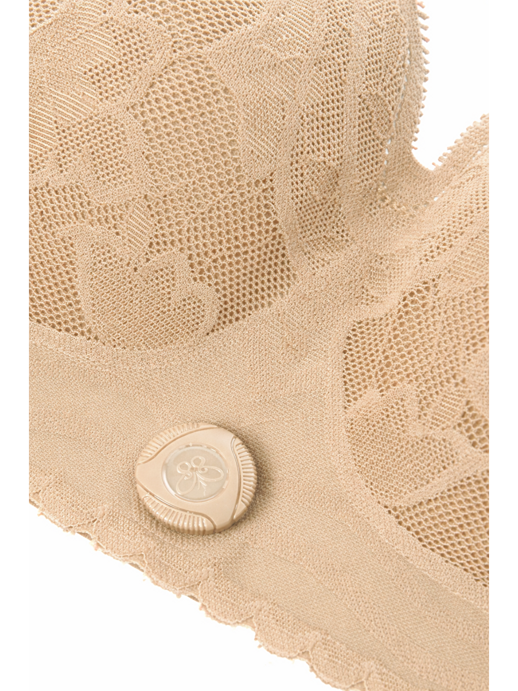 Ekru Kadın Dantelli Ön Ayarlı Döner Mekanizmalı Toparlayıcı Sütyen-2