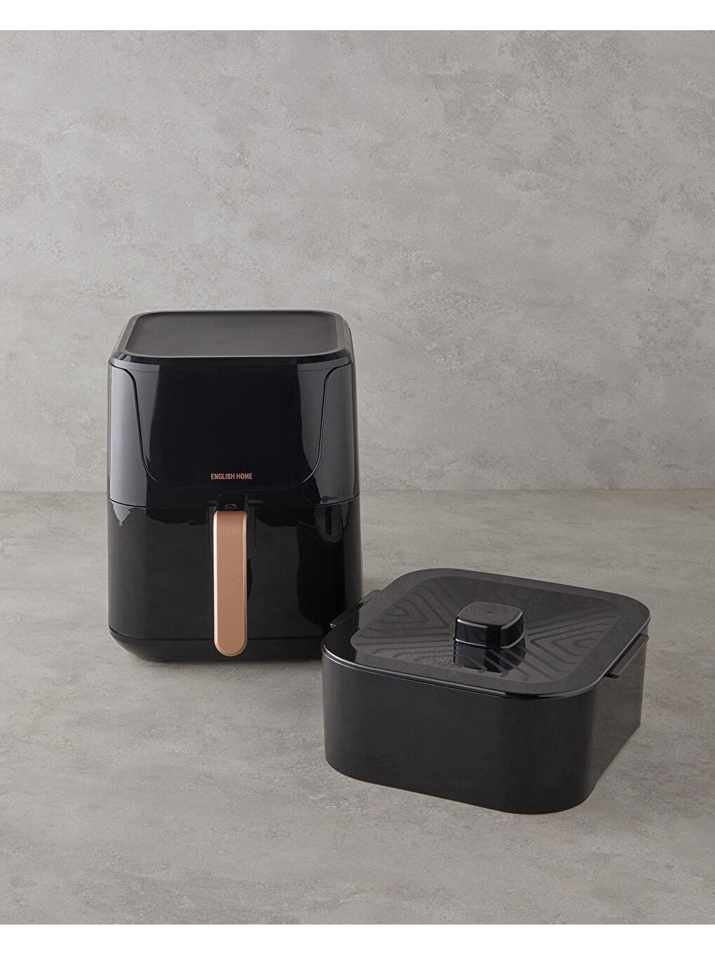 AIF 2030 XL Sıcak Tutma Hazneli Airfryer 1500W Siyah-Bakır-4