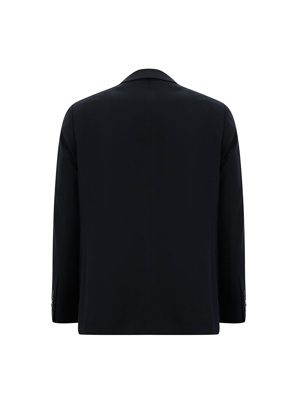 Lacivert Regular Fit Yünlü Klasik Takım Elbise-2