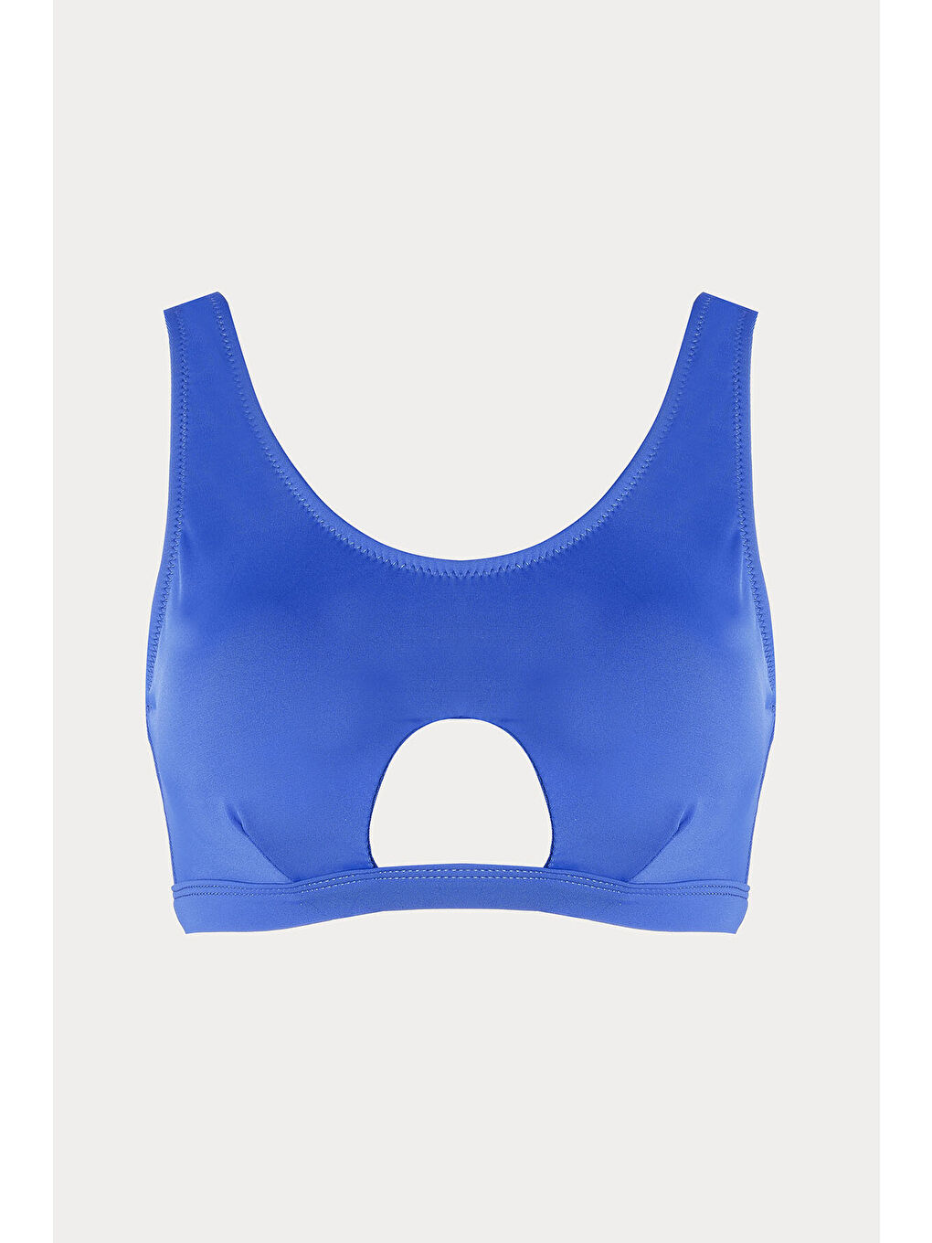 Mavi Halter Tek Üst Bikini