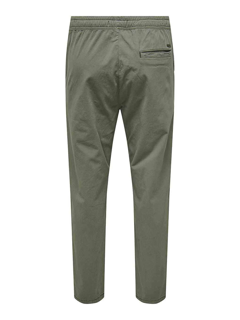Yeşil Onslİnus Streç Pamuklu Tapered Fit Lastikli Bel Daralan Paça Jogger Pantolon 22029765-3