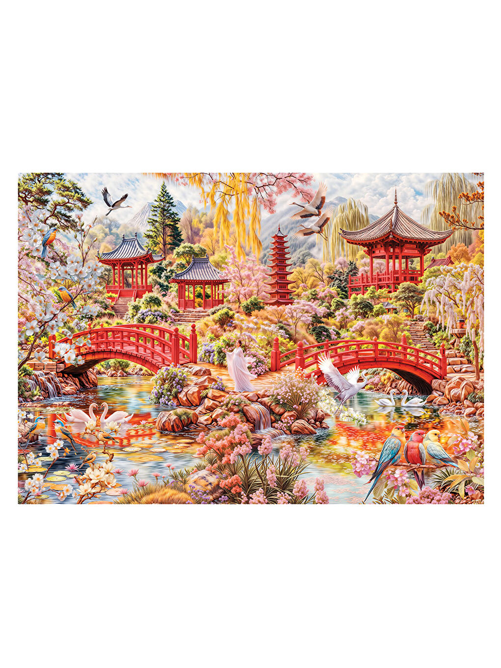 Puzzle 3000 Parça Japon Bahçesi 4938-1