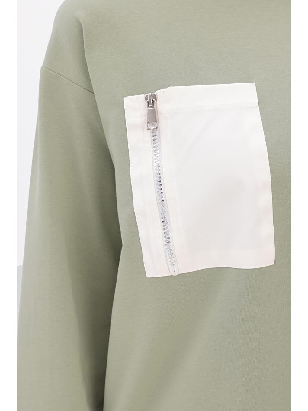 Yeşil Defne-Yanları Şeritli Eşofman Takımı-3