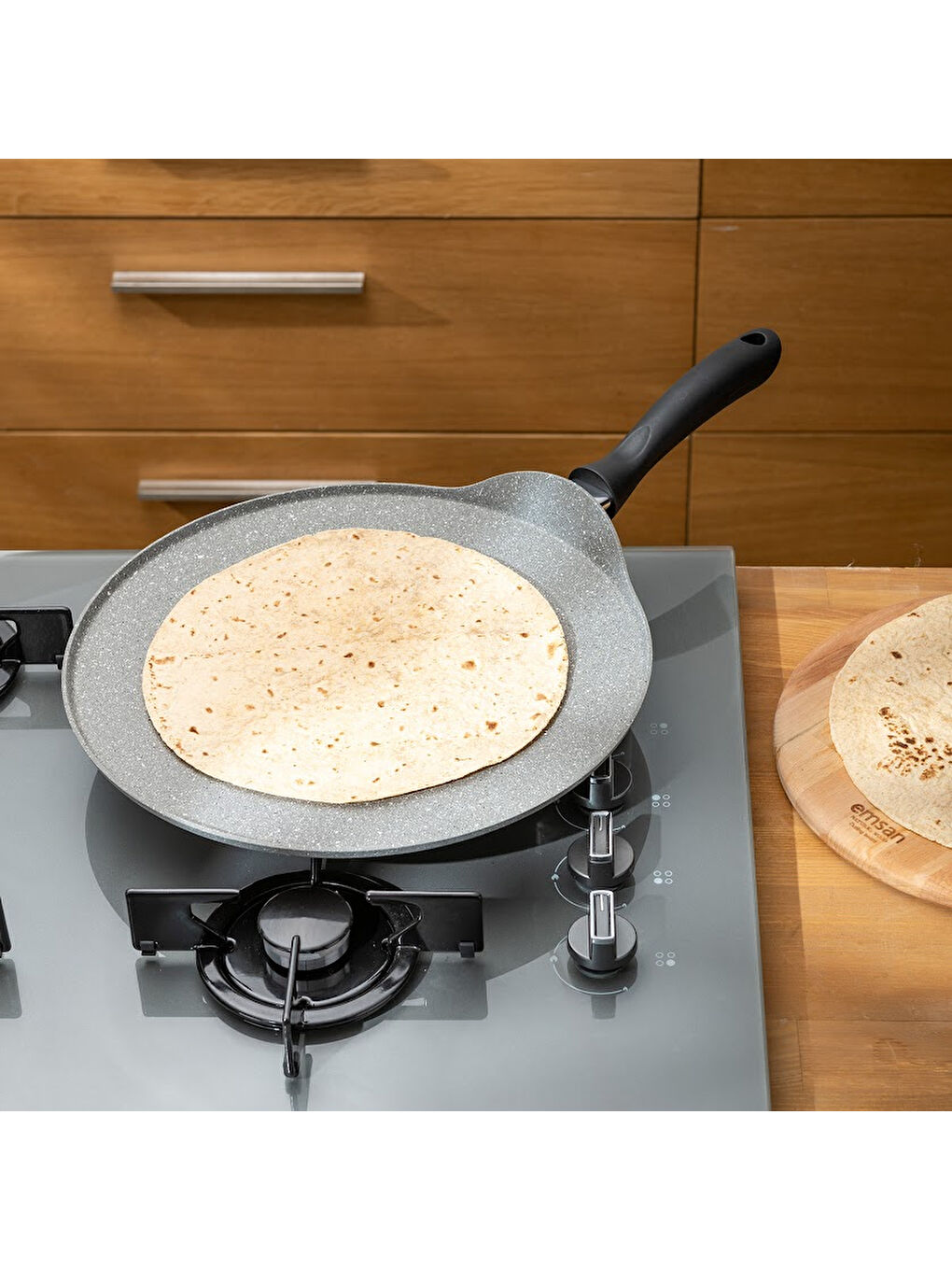 Gri Rosa Granit Gözleme Tavası-3