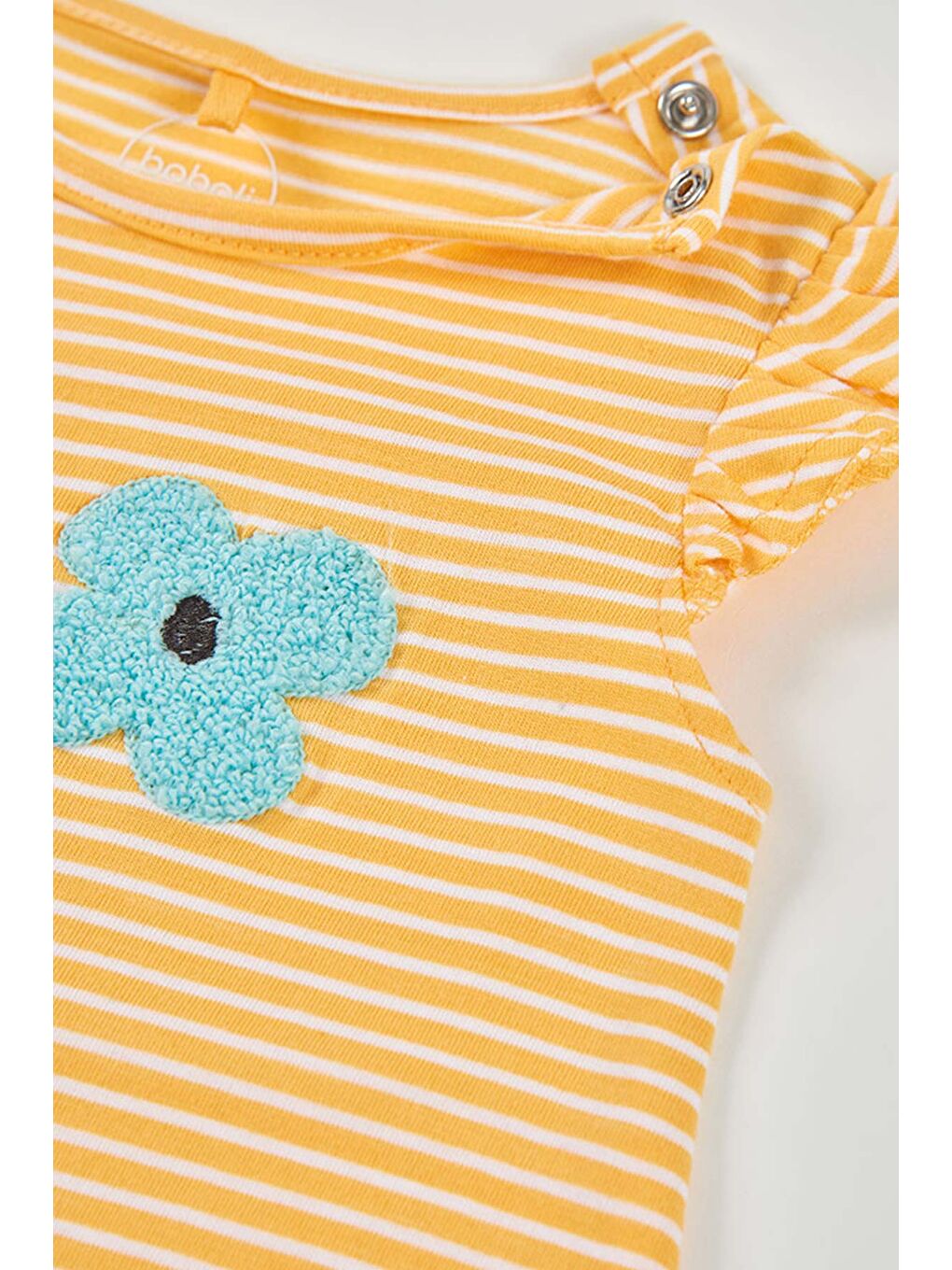 Sarı Çiçek Desenli Tulum 3-18 Ay sarı-2