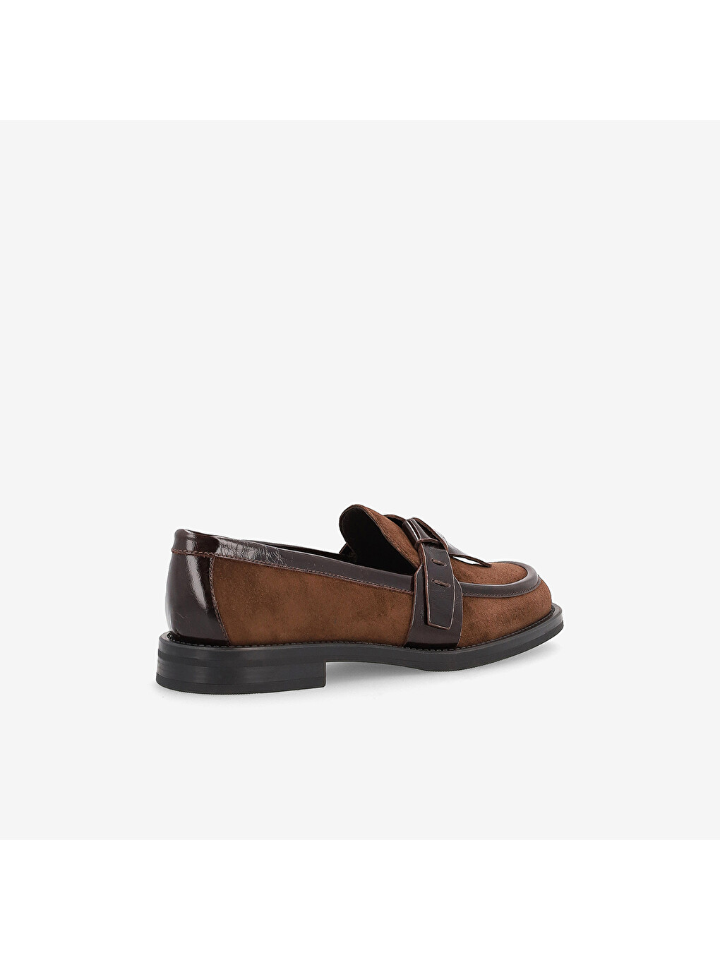 Kahverengi Kadın Acı Kahve Loafer 90c8 Softyfancy-2
