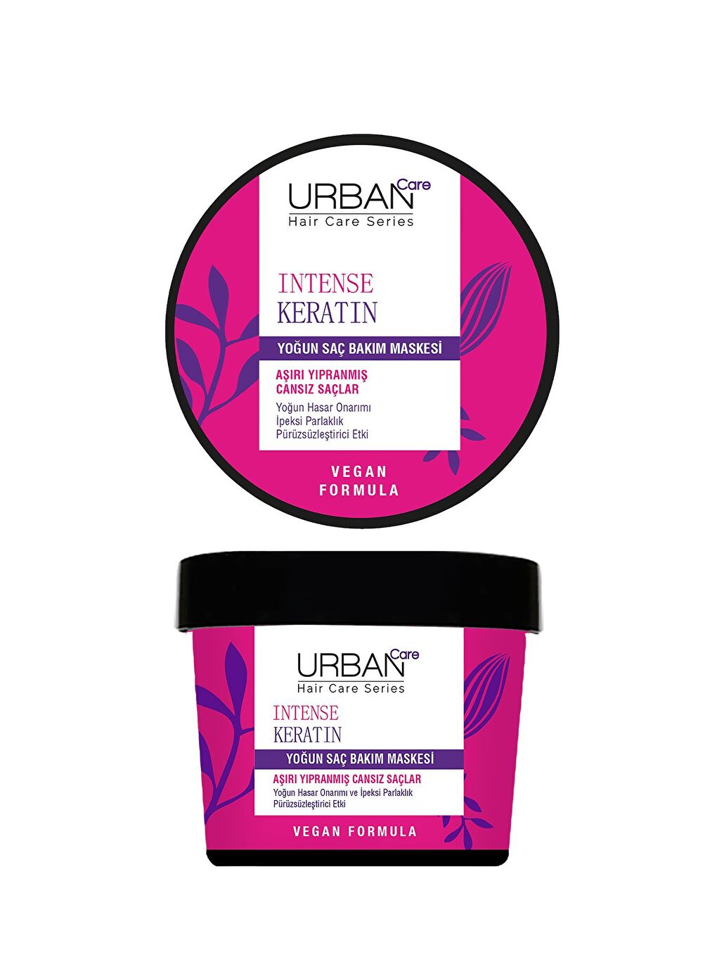 Urban Care Intense Keratin Aşırı Yıpranmış Saçlara Özel Yoğun Saç Bakım Maskesi 230 ml-vegan - 1