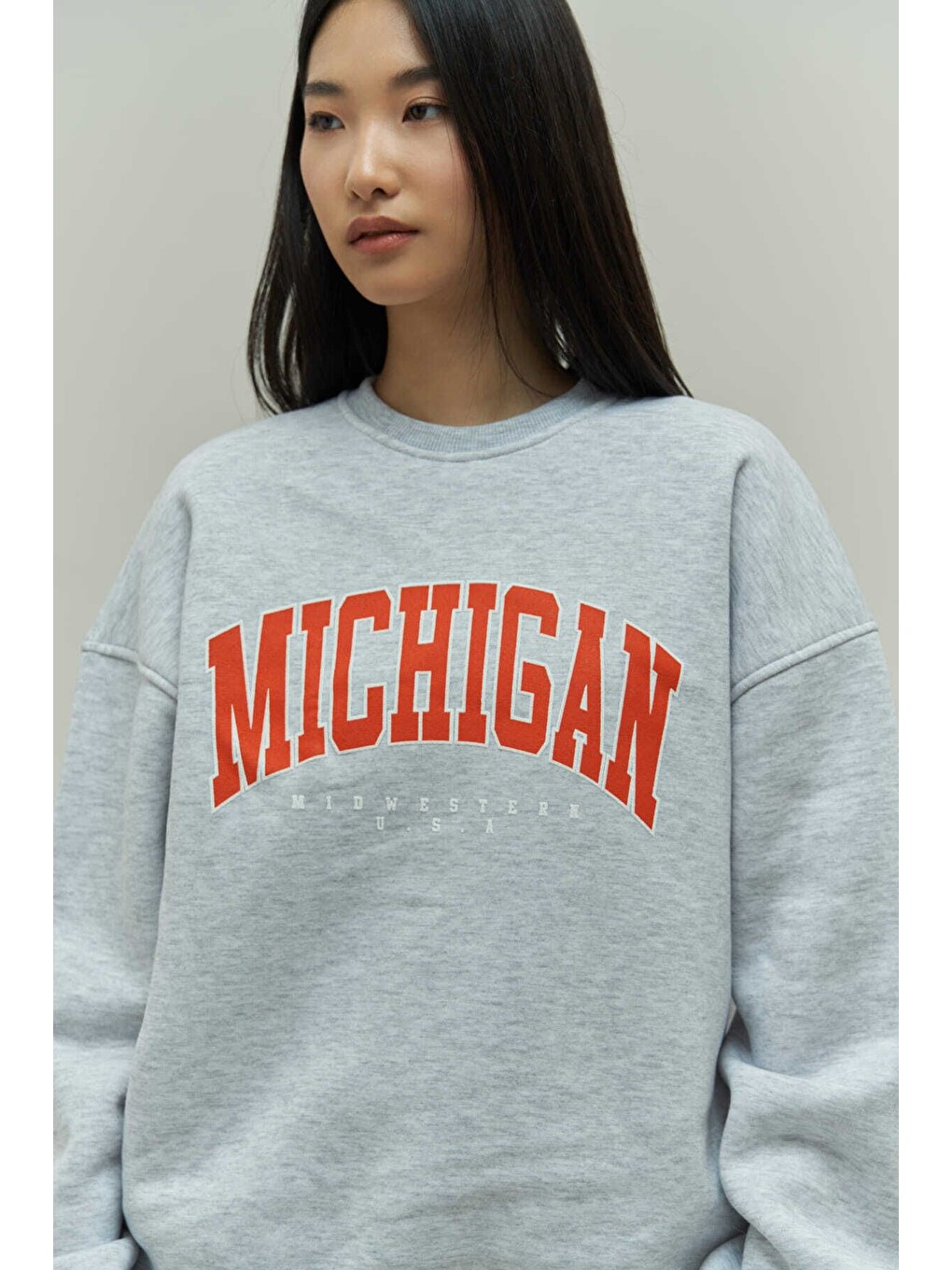Beyaz Michigan Karmelanj Eşofman Takım-1