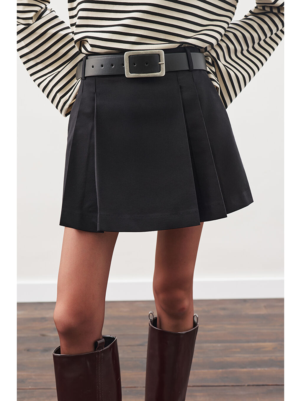 Anvelop Mini Etek Siyah-4