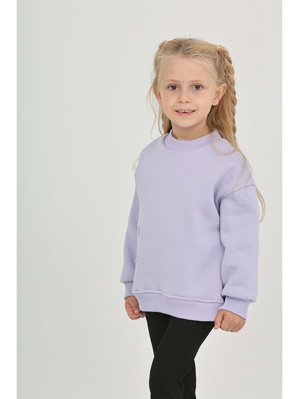 Mavi Kız Çocuk Eva Fiyonk Nakışlı Sweatshırt-2