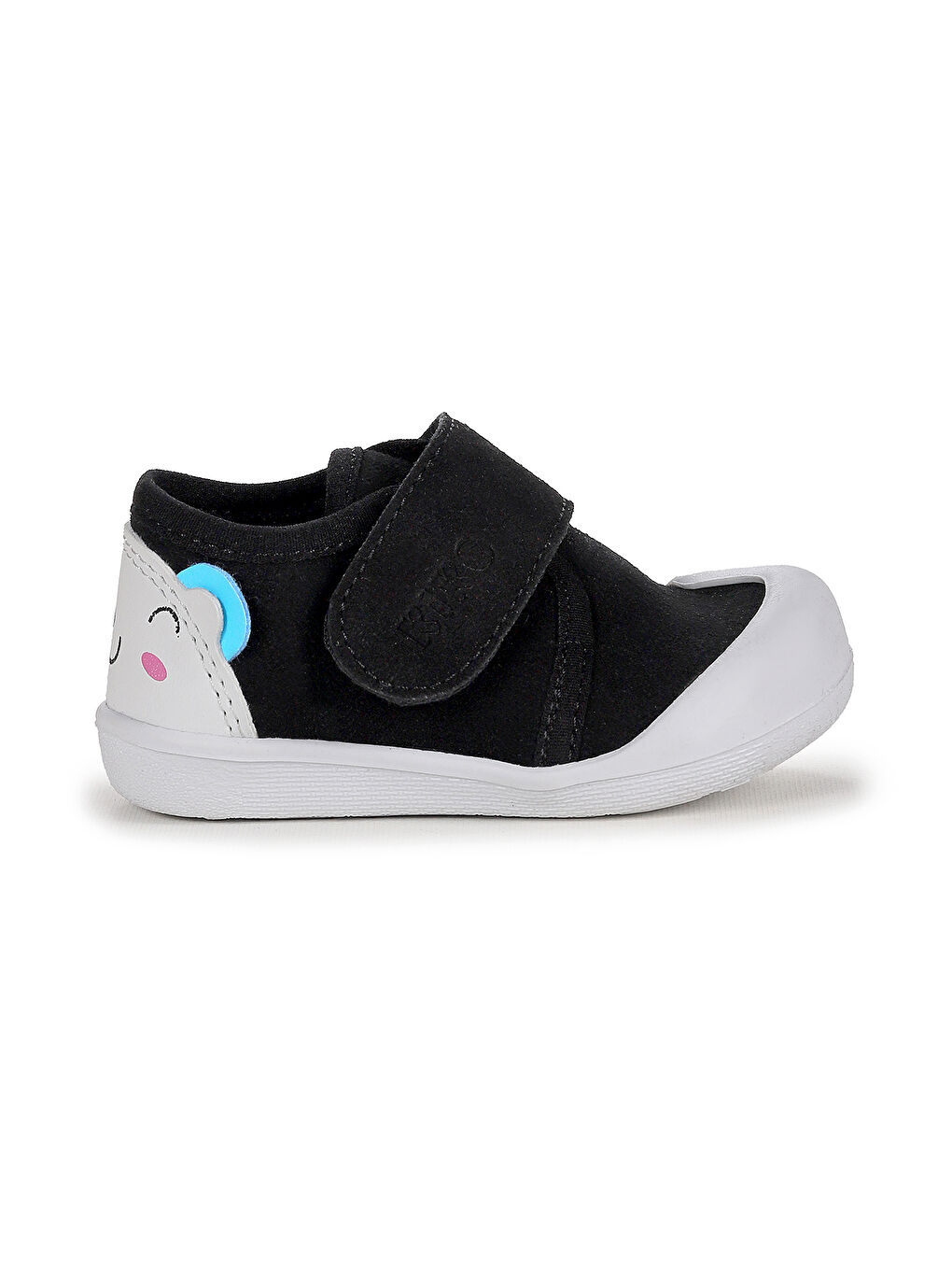 Siyah Catly Cırtlı Kız Bebek İlk Adım Ortopedik Günlük Ayakkabı-3