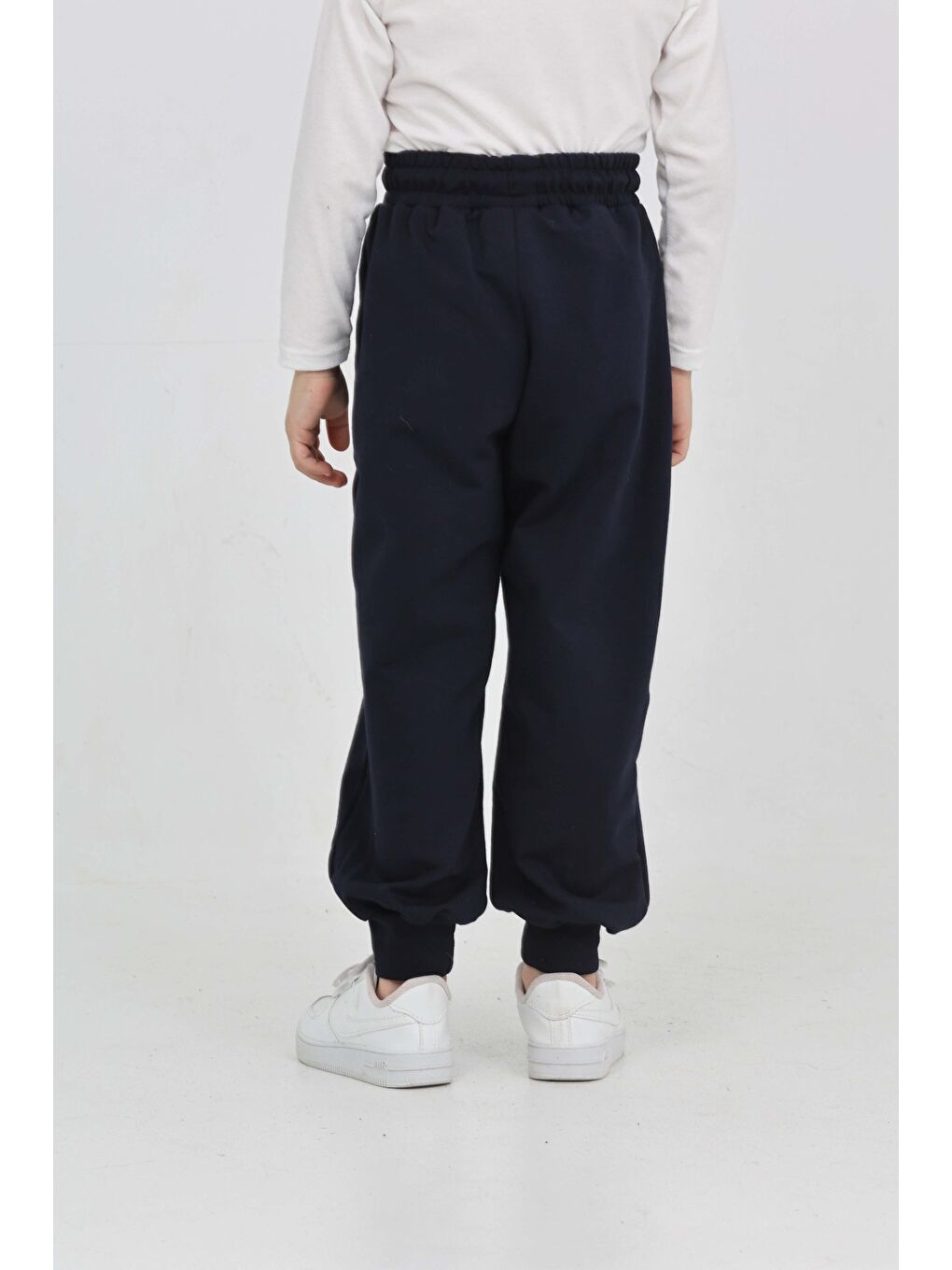 Lacivert Erkek Çocuk 98 Nakışlı Eşofman Alt-7