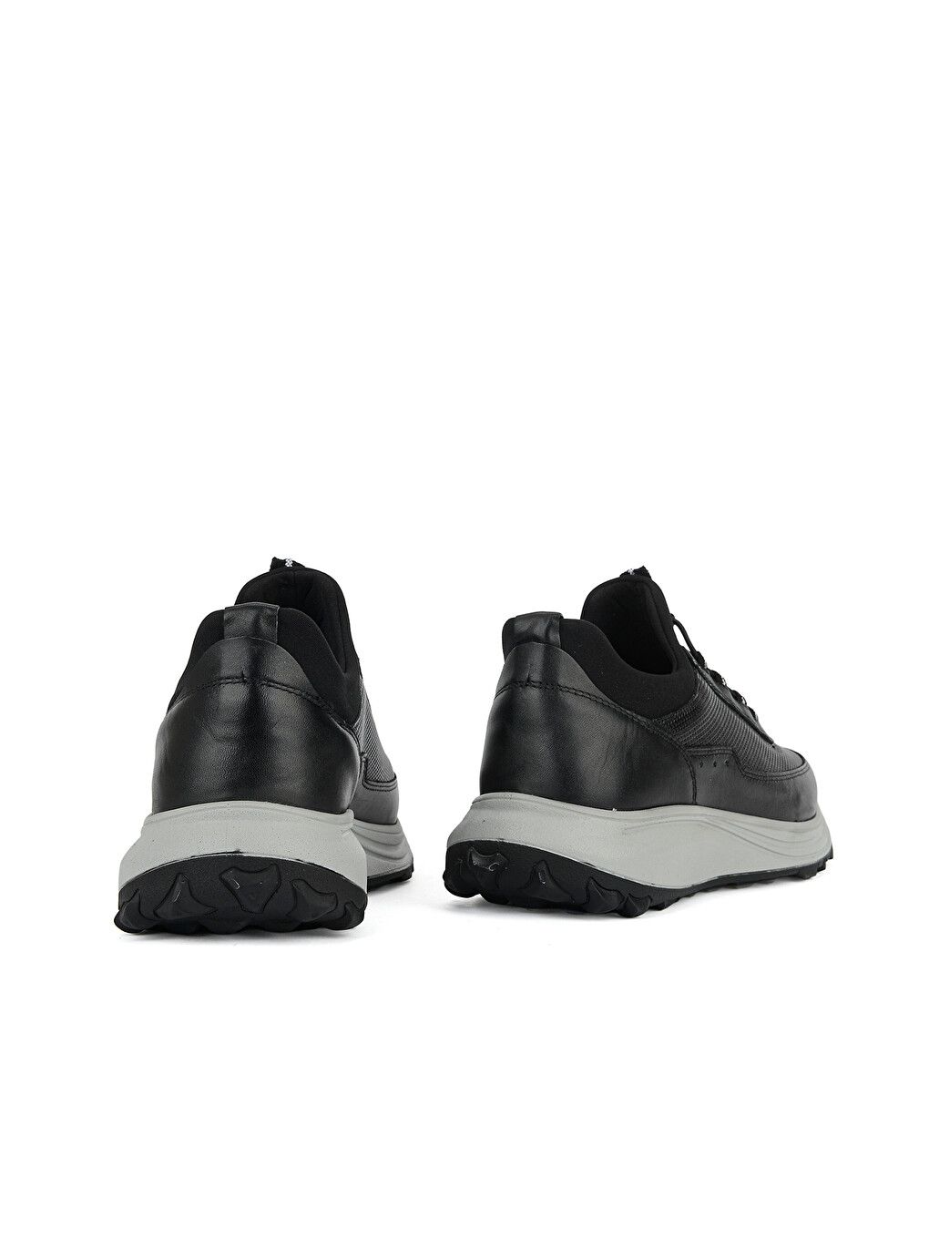 Erkek Hakiki Deri Sneaker 161423Z522 Siyah-2