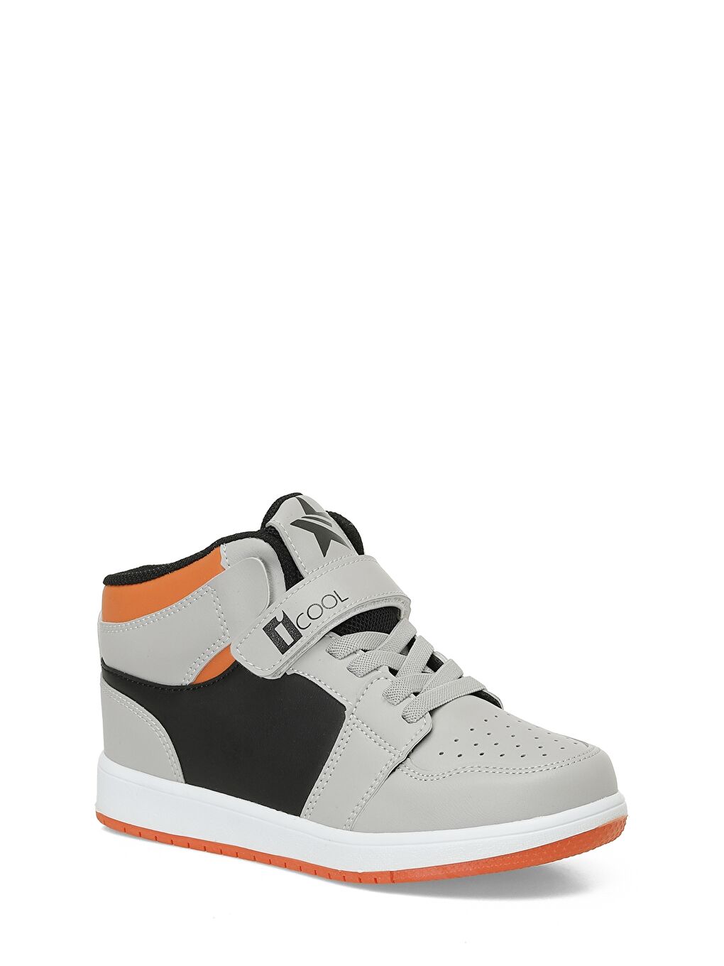 I Cool Gri-Siyah CORDEN F 4PR Gri Erkek Çocuk High Sneaker