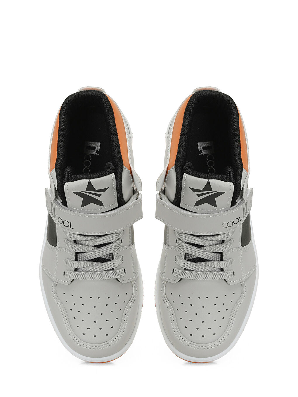 I Cool Gri-Siyah CORDEN F 4PR Gri Erkek Çocuk High Sneaker - 3