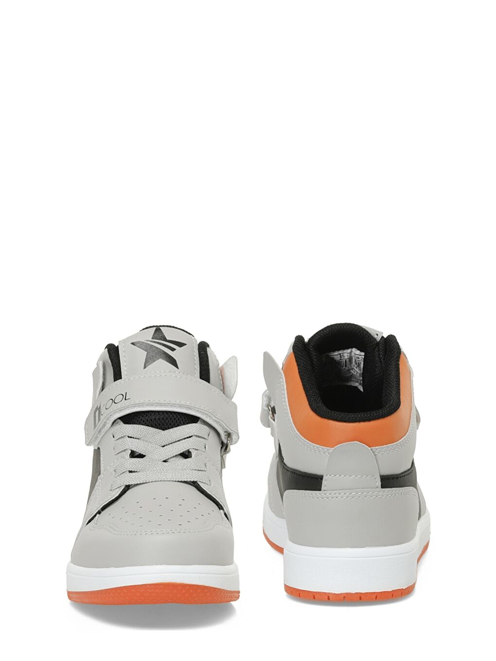 I Cool Gri-Siyah CORDEN F 4PR Gri Erkek Çocuk High Sneaker - 4