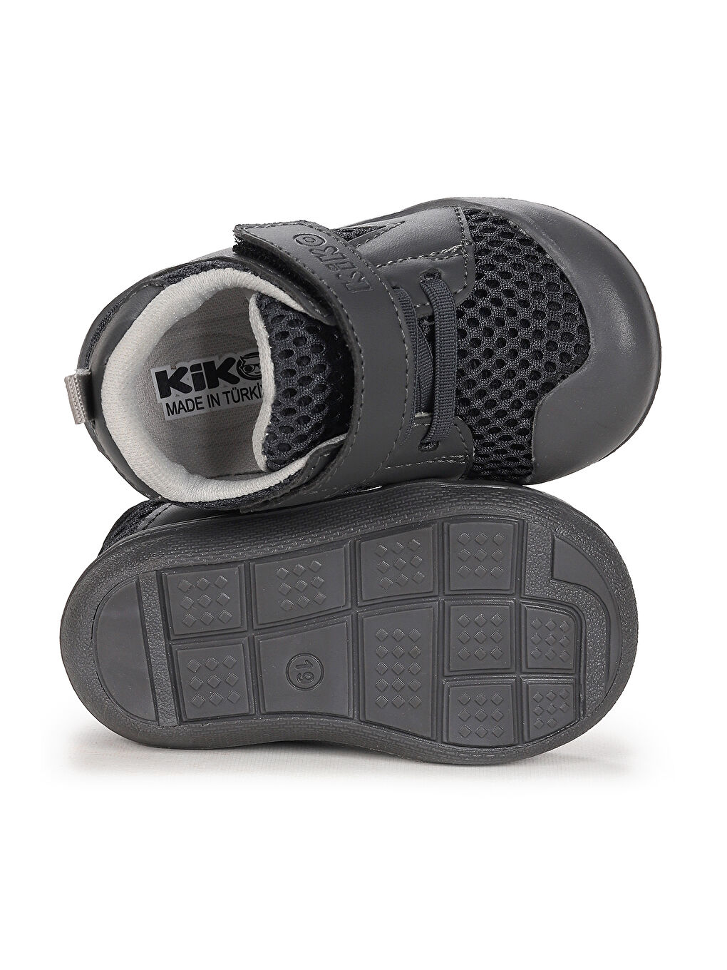 Gri Puppies Cırtlı Kız Bebek İlk Adım Ortopedik Günlük Ayakkabı-4