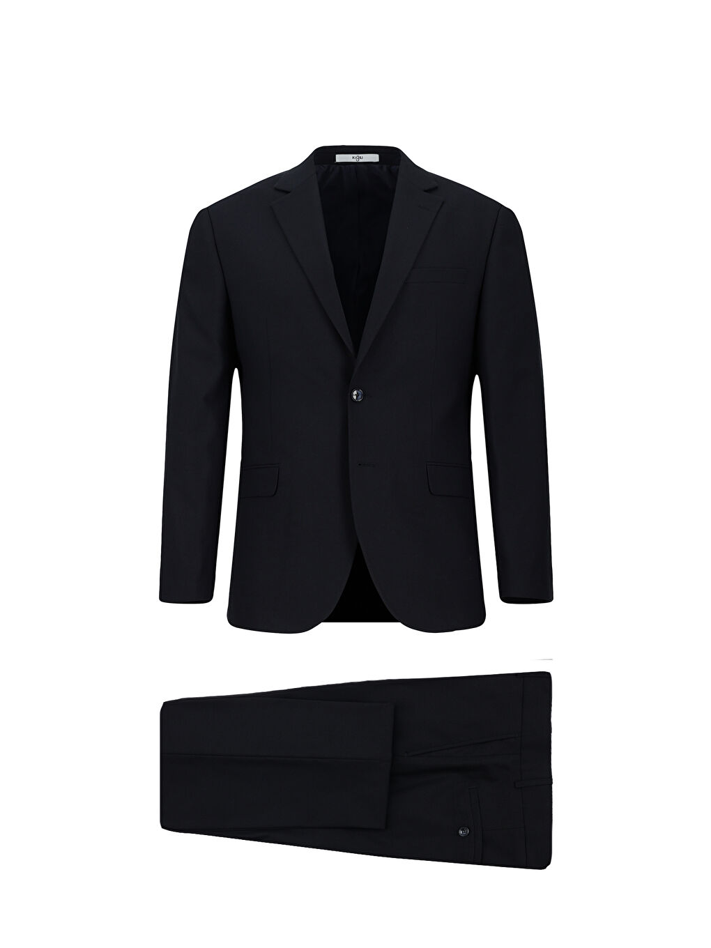 Lacivert 4 Drop Relaxed Fit Rahat Kesim Yünlü Takım Elbise-7