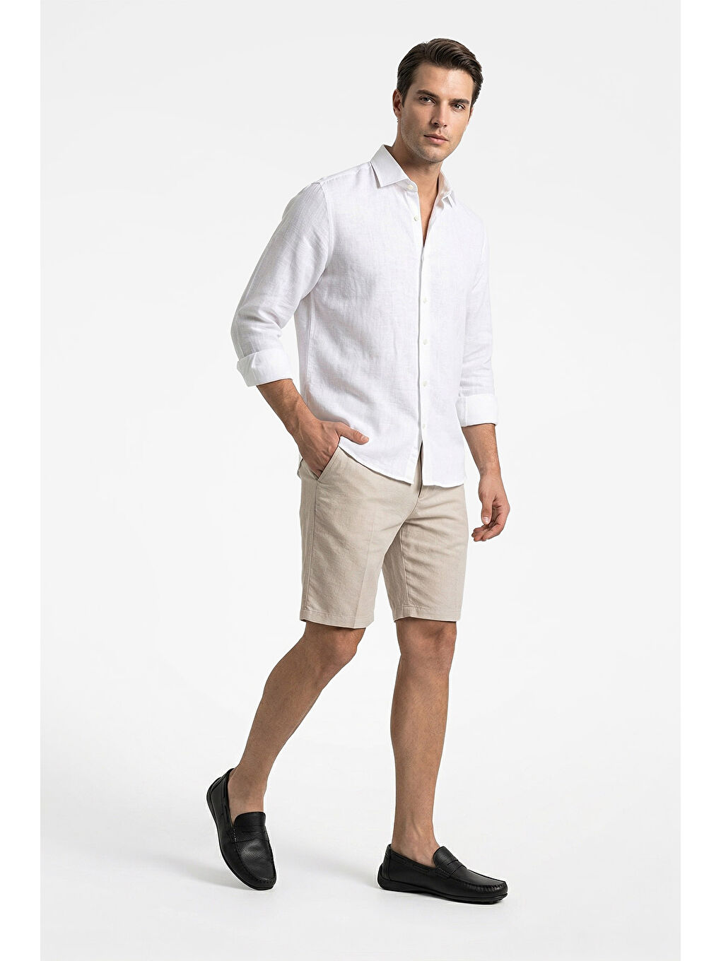 Siyah Erkek SİYAH Rok Hakiki Deri Loafer Ayakkabı-2